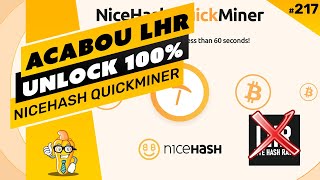 ⛏️😱 LHR 100 DESBLOQUEADO  NICEHASH FAZ A MÁGICA COM O QUICKMINER  TESTANDO A EFETIVIDADE [upl. by Aisatana]