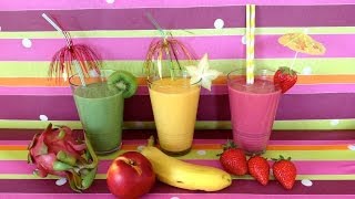 NEJCHUTNÄšJĹ ĂŤ A NEJZDRAVÄšJĹ ĂŤ SMOOTHIE RECEPT 3 SMOOTHIE RECEPTY VELICE ZDRAVĂ‰ [upl. by Carmen]