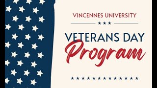 Vincennes University Veterans Day Program 2023 [upl. by Ettezus]