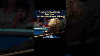 Robertson Superb Positional Shot 👌💯2024 snooker billiards ytshorts [upl. by Oriole]