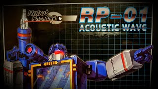 UNBOXING Soundwave Acoustic Wave de Robot Paradise Fans Toys en Español Castellano Latino [upl. by Rede]