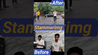 Stammering speech therapy before and after result  haklana thik kare  shorts [upl. by Nylessoj]