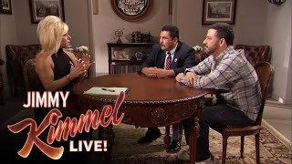 Jimmy Kimmel amp Guillermo Get a Reading From the Long Island Medium [upl. by Fariss]