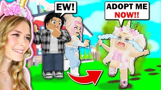 Getting Adopted As The WORST CHILD ON ROBLOX [upl. by Hairakcaz522]