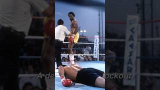 HITMAN Finds His Shot Hearns vs Duran KO boxing sports shorts [upl. by Hollister]