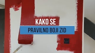 Uradi sam Postupak bojenja zidova [upl. by Maddeu]