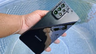 Samsung Galaxy A53 5G Water Test  Galaxy A53 Water Resistant [upl. by Aivatra]