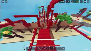 Mocker Loses in a 1V2 Roblox Bedwars [upl. by Aohsoj]