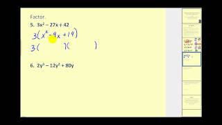 Factoring Basic Trinomials with a  1 [upl. by Nomael]