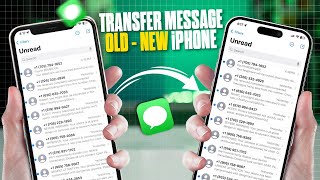 How to Transfer Messages from Old iPhone to New iPhone  Move iPhone Texts Easily [upl. by Ellenohs]