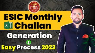 ESIC Challan Generation 2023 🚀  Esic challan kaise banaye  How to Generate ESIC Challan Online [upl. by Notsua]