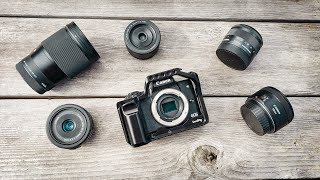 The 6 BEST LENSES for the Canon M50 amp M6 [upl. by Marigold]