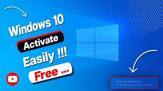 How To Activate Windows 10  Windows 10 Activation Free  How To Activate Windows 10 For Free 2024 [upl. by Shelman]