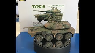 Building the New Tamiya 135 Type 16 JGSDF vehicle [upl. by Adrienne]