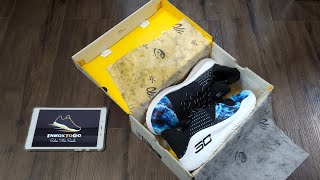 UNBOXING DARK WATER 2024 BRUCE LEE x Under Armour Curry 4 Low FloTro [upl. by Conlan]