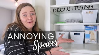 Decluttering Frustrating Spaces in my House  Journey to Minimalism 2022 [upl. by Attenej]