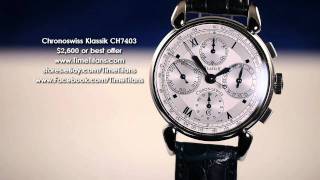 Chronoswiss Klassik Chronograph CH7403 [upl. by Olivero]