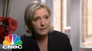 Frances Marine Le Pen Donald Trump Win Shows Power Slipping From Elites Full Interview  CNBC [upl. by Wallford]