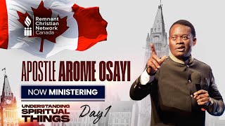 APOSTLE AROME OSAYI  DAY ONE  UNDERSTANDING SPIRITUAL THINGS [upl. by Rinum]