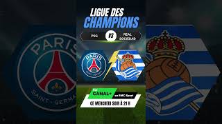 🧐Où regarder le match PSGReal Sociedad ⚽ [upl. by Zoes]