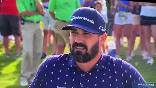 2024 Zurich classic 2nd shots in play off [upl. by Eckel]