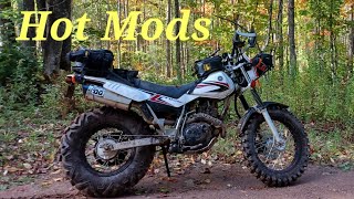 TW200 Mods 1  Yamaha TW200 Dual Sport [upl. by Nortna104]