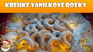 Vianočné Krehké vanilkové rožky  Var a peč s Martinkou [upl. by Mccowyn]