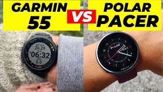 GARMIN FORERUNNER 55 vs POLAR PACER Qual Devo Escolher [upl. by Fletch]