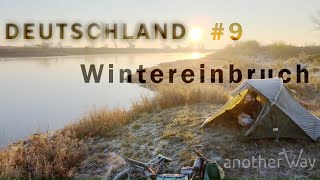 09 Fahrradreise Deutschland  Wintereinbruch Bikepacking Germany anotherway [upl. by Eira]