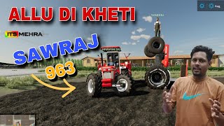 ALLU DI KHETI  POTATO FARMING FARMING SIMULATOR 22  INDIAN TRACTOR itsmehralive [upl. by Mcnamee]