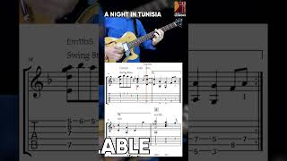 Learn quotA Night in Tunisiaquot Chord Melody  with FREE Tabs [upl. by Aennil]