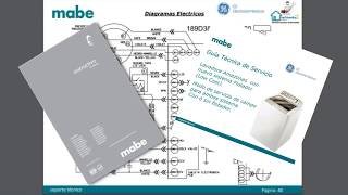 Curso Reparación Lavadoras Mabe Ge  Clase  02  Como Leer Diagramas Eléctricos [upl. by Fabrianna]