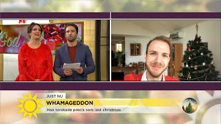 Alexander torskade i Whamageddon – precis som last christmas  Nyhetsmorgon TV4 [upl. by Saxen161]