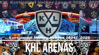 KHL Arenas 202425 КХЛ Арены 202425 [upl. by Nerreg]