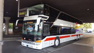 International IC Bus in München ZOBHackerbrücke BUS43531 Zürich HB Carpark Sihlquai [upl. by Aiyekal]