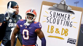 Summer Scouting Ranking the Top 5 Linebackers and Defensive Backs in the 2025 NFL Draft class [upl. by Mansur]