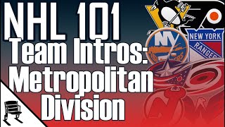 Team Introductions of the Metropolitan Division  NHL 101 [upl. by Haleehs]