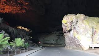 Amazing drive through a cave in Jenolan Caves [upl. by Ynnattirb97]