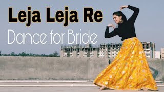 Leja Leja Re Dance • Wedding Choreography • Dhvani Bhanushali • Easy Dance steps [upl. by Orlene453]