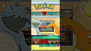 CHARIZARD VS RHYDON shortsfeed ytshorts pokemon ashgreninja viralvideo amv [upl. by Nyletak]