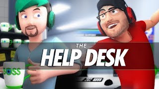 Will Markiplier Break It  Markiplier amp Jacksepticeye Animated in THE HELP DESK [upl. by Borchers416]