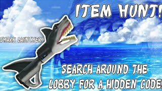 Roblox NEW ITEIM CODE HUNT In MM3Murder Mystery 3Shark LauncherHints [upl. by Itsim]