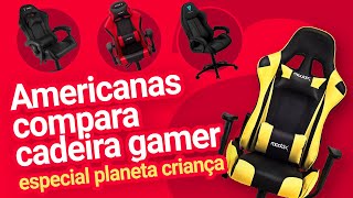 AMERICANAS COMPARA CADEIRA GAMER 💺 VEM ESCOLHER A SUA 🎮 [upl. by Suez137]