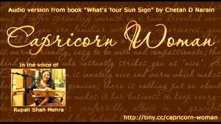 Capricorn Woman  In the Voice of Rupali Mehra [upl. by Lezlie287]