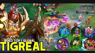 Tigreal best Tank Light borne defender build 2024  MLBB Tigreal ☠️☠️☠️gameplayproplayer [upl. by Halstead]