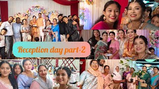 Sajus reception day part2 wedding subscribe family familyfuntime viralvideo [upl. by Ttessil]