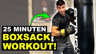 Boxsack Workout für ZUHAUSE zum Mitmachen Auch für Anfänger [upl. by Sonahpets]