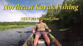 Northeast Kayak Fishing  Bass Fishing the Merrymeeting River [upl. by Felecia832]