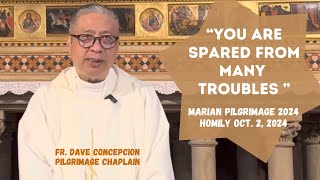 YOU ARE SPARED FROM MANY TROUBLES  Homily by Fr Dave Concepcion [upl. by Fernyak]