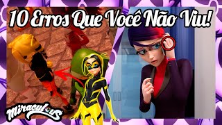 10 ERROS QUE VOCÊ NÃO VIU em Miraculous Final da 4ª temporada 3 🎬💍 [upl. by Edyak]